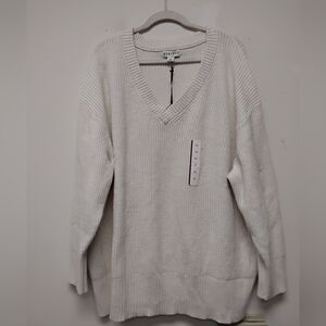 Womens V-Neck Sweater Size 3X #393